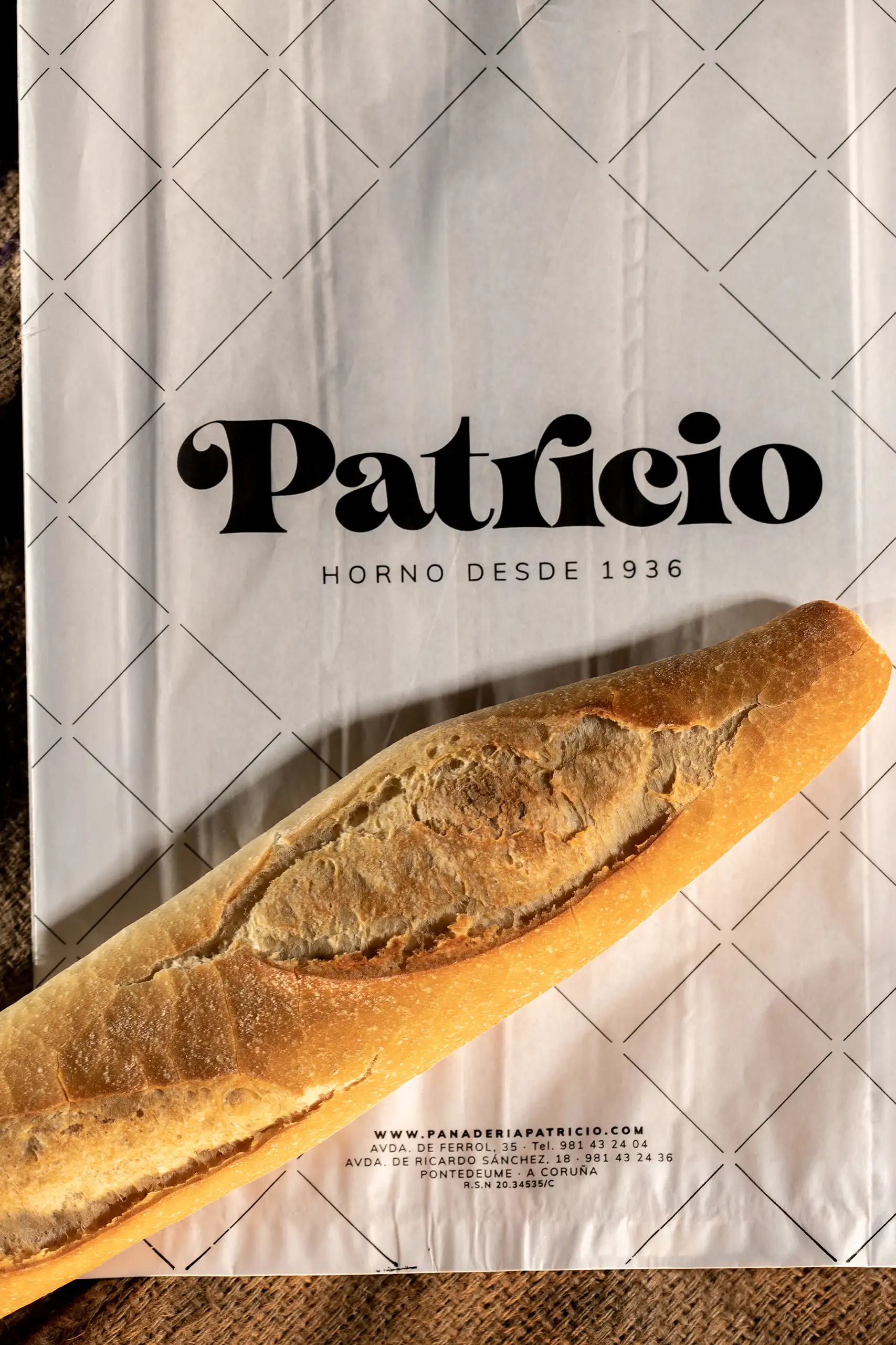Barra de pan da Panadería Patricio